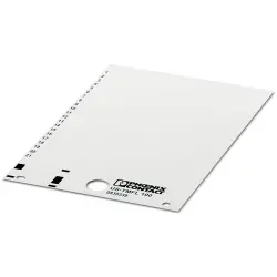 Marker, white, unlabeled for terminal block, 0830339