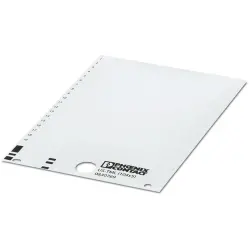 Marker, white, unlabeled for terminal block, 0830769