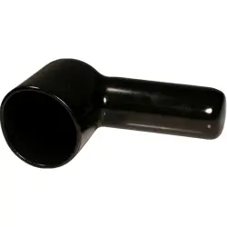 Cable grommet, black, for connector, HD30-18BT-90-BK