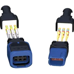 Connector, 6 pole, pitch 2.54 mm, straight, black, D369-R66-NP0