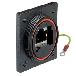 Socket, RJ45, 8 pole, 8P8C, Cat 6A, solder connection, PX0890/E