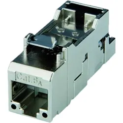 Socket, RJ45, 8 pole, 8P8C, Cat 6A, IDC connection, 100023196
