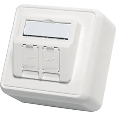 Module mounting, white, surface mounting, for AMJ-S, AMJ, 100021382 - 1