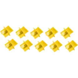 Dust protective cap, yellow, for RJ45 socket, BS08-01024-10, package with 10 pieces