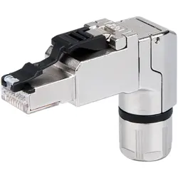Plug, RJ45, 8 pole, 8P8C, Cat 6A, IDC connection, cable assembly, 100023061