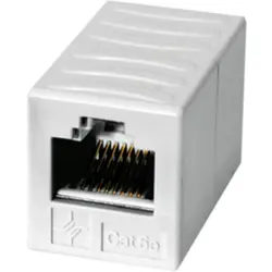 Modular adapter, RJ45 socket to RJ12 socket, straight, Cat 6, 100023166
