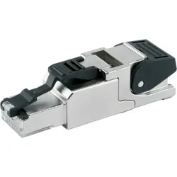 Plug, RJ45, 8 pole, 8P8C, Cat 6A, IDC connection, cable assembly, 100023041