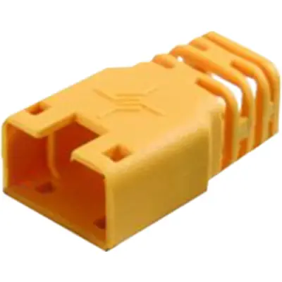 Cable grommet, cable Ø 6 mm, without detent lever protection, L 22.35 mm, plastic, yellow, 100001213 - 1
