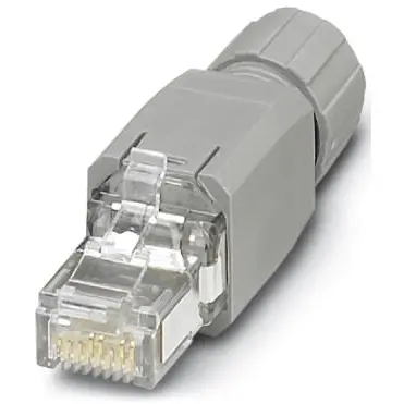 Plug, RJ45, 8 pole, 8P8C, Cat 5e, IDC connection, 1656725 - 1