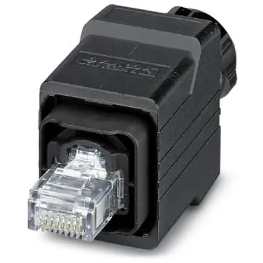 Plug, RJ45, 4 pole, Cat 5e, IDC connection, 1608126 - 1