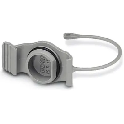Protective cap, gray, for panel mounting frame, 1652606 - 1