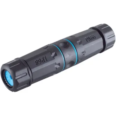 LSA connector, LSA (cable-Ø 3-8 mm) to LSA, straight, Cat 6, BS08-01046 - 1