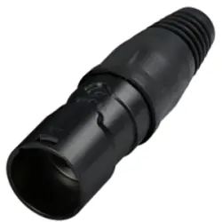 Plug housing, black, cable assembly, for RJ45 connector, RCEM-Z-001-1
