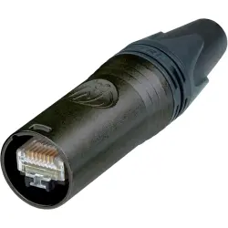 Plug, RJ45, 8 pole, Cat 6A, IDC connection, cable assembly, NE8MX6-B-T