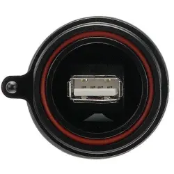 USB-A panel plug, 4 pole, USB 2.0, solder connection, PX0843/A