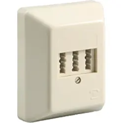 Junction box, TAE surface-mounted, beige, surface mounting, for TAE-NFN, 50263