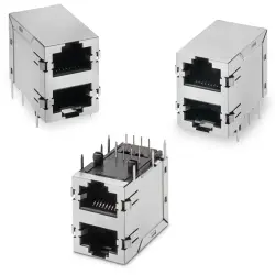 Socket, RJ45, 8 pole, 8P8C, Cat 3, solder connection, through hole, 615016240521