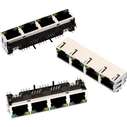 Socket, RJ45, 8 pole, 8P8C, Cat 3, through hole, 615032137921