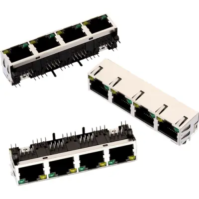 Socket, RJ45, 8 pole, 8P8C, Cat 3, through hole, 615032137921 - 1