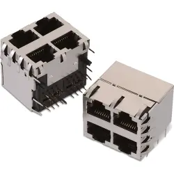 Socket, RJ45, 8 pole, 8P8C, Cat 3, through hole, 615032243321