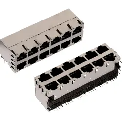 Socket, RJ45, 8 pole, 8P8C, Cat 3, through hole, 615096243321