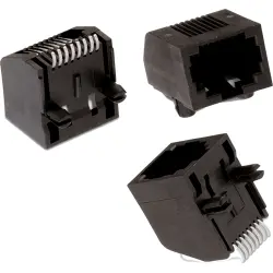 Socket, RJ45, 8 pole, 8P8C, Cat 3, SMD, 634008137221
