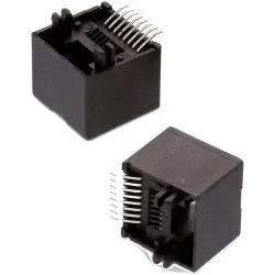 Socket, RJ45, 8 pole, 8P8C, Cat 3, SMD, 634008138121