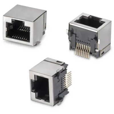 Socket, RJ45, 8 pole, 8P8C, Cat 5, solder connection, SMD, 634008149821 - 1