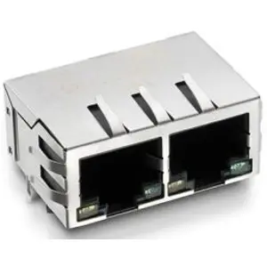 Socket, RJ45, 8 pole, 8P8C, Cat 5, solder connection, through hole, 7499121211 - 1