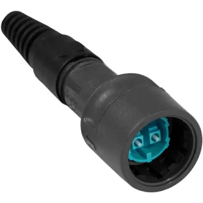 FO plug, LC, OS1, singlemode, black, PXF6050C - 1