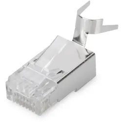 Plug, RJ45, 8 pole, 8P8C, Cat 6A, crimp connection, AK-219604
