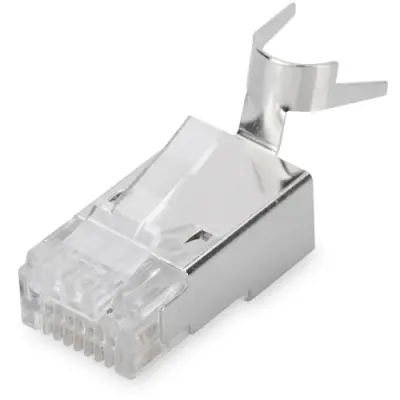 Plug, RJ45, 8 pole, 8P8C, Cat 6A, crimp connection, AK-219604 - 1