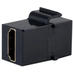 HDMI Keystone connector, black, BS08-10050