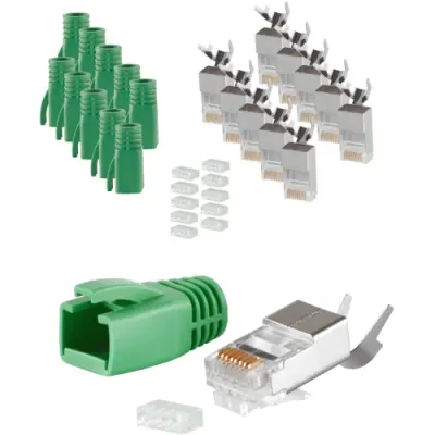 Plug, RJ45, 8 pole, 8P8C, Cat 5 bis Cat 7, cable assembly, BS72067-10G - 1