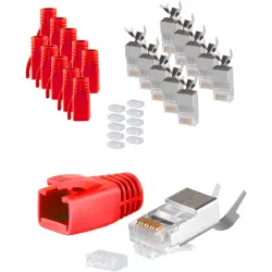Plug, RJ45, 8 pole, 8P8C, Cat 5 bis Cat 7, cable assembly, BS72067-10R