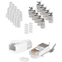 Plug, RJ45, 8 pole, 8P8C, Cat 5 bis Cat 7, cable assembly, BS72067-10W
