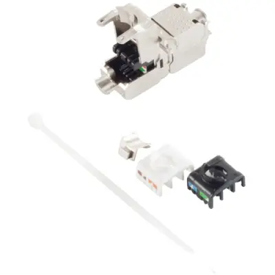 LSA connector, LSA to LSA, straight, Cat 6, BS08-10002 - 1