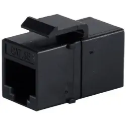 Keystone connector, RJ45 socket to RJ45 socket, straight, Cat 5e, BS08-10005