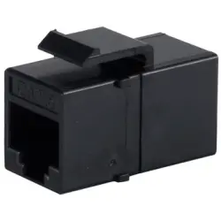 Keystone connector, RJ45 socket to RJ45 socket, straight, Cat 6, BS08-10006