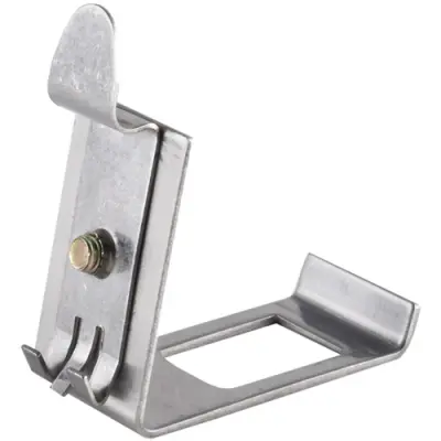 Keystone holder, silver, for DIN rail, BS08-10021 - 1