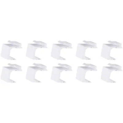 Dust protective cap, white, for 1 Keystone port, BS08-10120 - 1