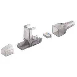 Plug, RJ45, 8 pole, 8P8C, Cat 6A, IDC connection, BS08-51002