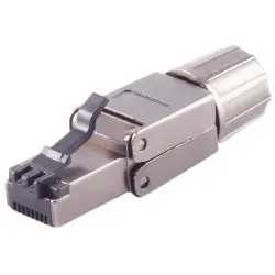 Plug, RJ45, 8 pole, 8P8C, Cat 6A, BS08-51005