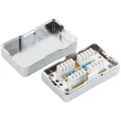 Connection box, LSA, (W x H x D) 68.3 x 25.8 x 40.5 mm, silver, BS75001