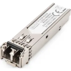 Transceiver, duplex LC, 1.25 Gbps, 550 m, SFP, multimode, silver, DN-81010