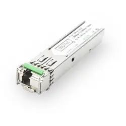 Transceiver, simplex LC, 1.25 Gbps, 20 km, SFP, singlemode, silver, DN-81004-01