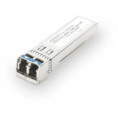 Transceiver, duplex LC, 10 Gbps, 300 m, SFP+, multimode, silver, DN-81200-01 - 1