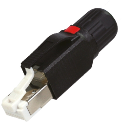 Plug, RJ45, 8 pole, 8P8C, Cat 6A, IDC connection, cable assembly, 8105