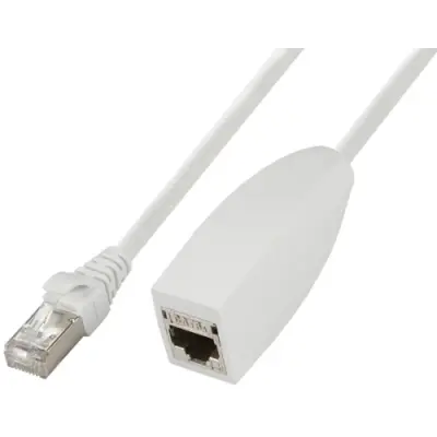 Network isolator, RJ45 plug to RJ45 socket, straight, Cat 6A, 0.2 m, 1503-0,20M-1 - 1