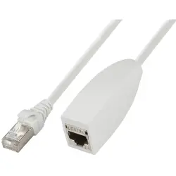 Network isolator, RJ45 plug to RJ45 socket, straight, Cat 6A, 0.2 m, 1503-0,20M-1